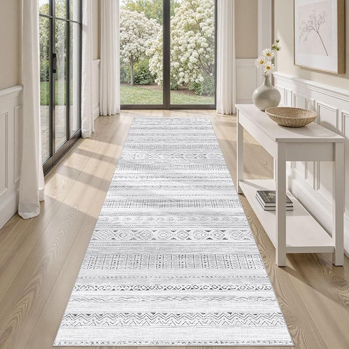 cotiled Hallway 2.6x8 Runner Rugs Washable Boho Moroccan Soft Rug | Solve by COTILED