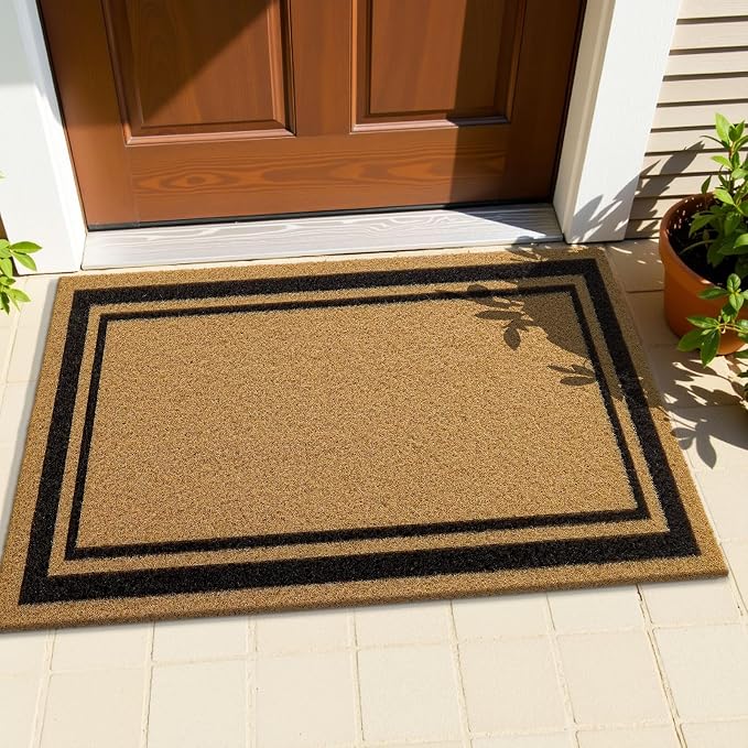 OLANLY Front Door Mat, Low Profile Doormat, Stain and Fade Resistant, - Image 2