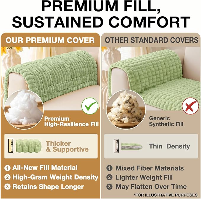 Couch Cover for Dogs, Washable Non Slip Plush Flannel Sofa Protector | Thick - Image 10