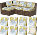 8Pcs Outdoor Cushion Covers, Stretch Patio Furniture Couch Chair Slipcovers | by VORSHAPE