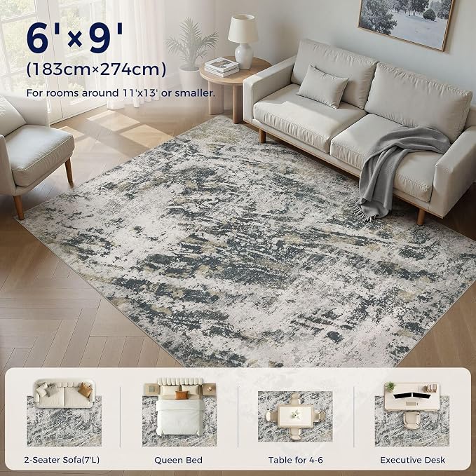 DMOYEST Area Rug Living Room Rugs - Image 9