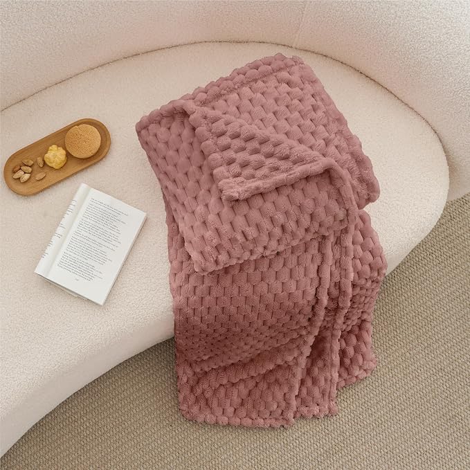 BEDELITE Dusty Pink Twin Blanket - Image 7