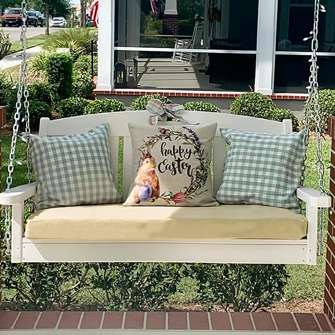 Patio Bench/Swing Cushion Cover, Patio Cushion Seat Slicovers - Image 3