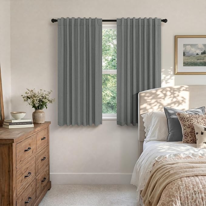 Linen Textured Black Out Blinds - Image 3