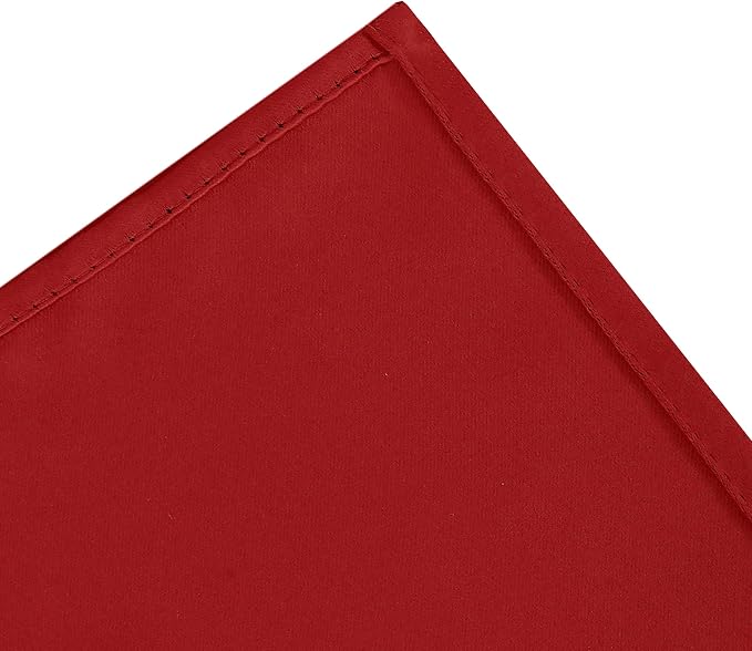 Blackout Curtains 66 x 84 inch/Bright Red Curtains Set of 2 Panels/Thermal - Image 8