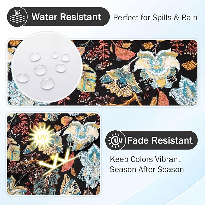 Waterproof Outdoor Cushion Covers, Stretch Patio Slipcovers | UV Resistant - Image 3