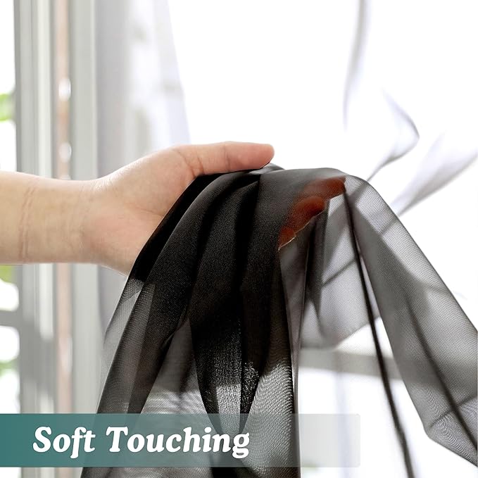 Chyhomenyc Black Sheer Valances - Image 7