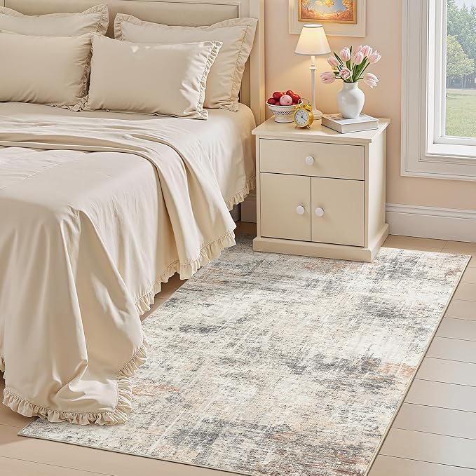 3x5 Area Rug for Entryway, Abstract Carpet for Bathroom Bedroom Tool Room - Image 4