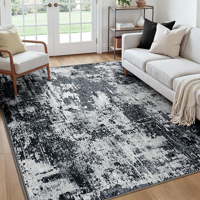 RELEANY Washable Square 7'x7' Area Rug by RELEANY
