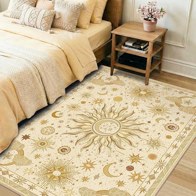 Vacuum-Friendly, 5x7 Washable Area Rug - Image 3