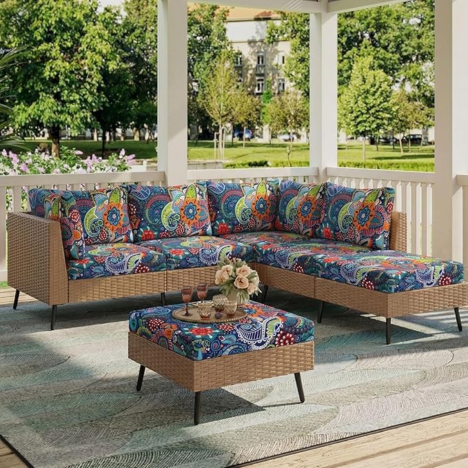 Printed Couch Cushion Covers, Sofa Covers Washable - Image 2