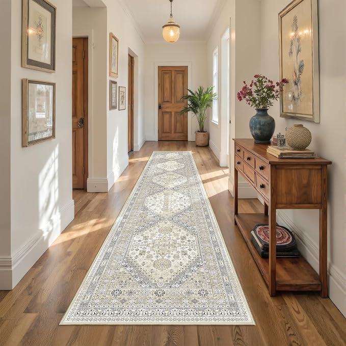 Hallway Runner Rug 2x12 Extra Long Washable Runner, Non Slip Runner - Image 5