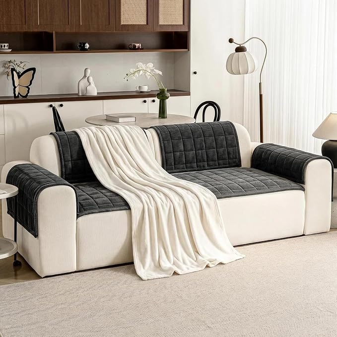 Couch Covers for Dogs Washable, 27.6"x59.1" Non Slip Couch Covers for Loveseat - Image 2