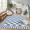 GarveeHome Checkered Rug 3x5 Area Rugs by GarveeHome