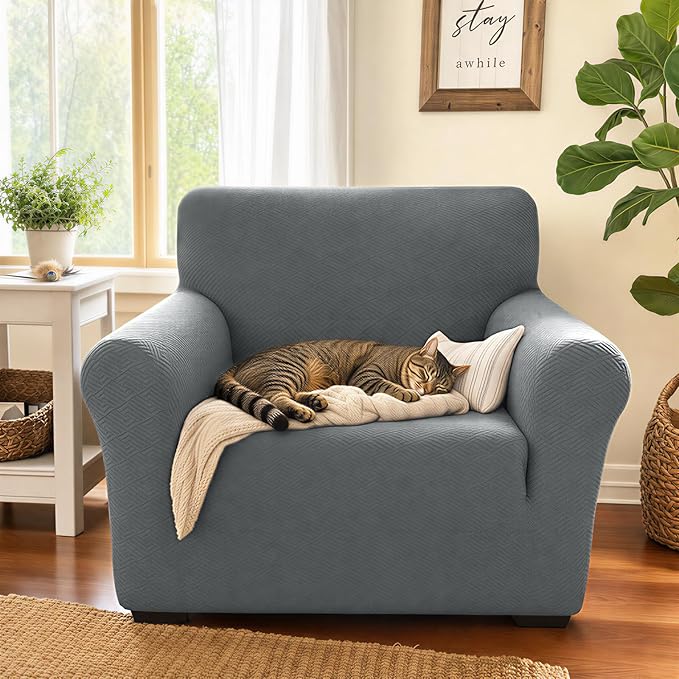 XINEAGE 2026 New Stretch Armchair Covers 1 Piece Chair Slipcovers Chair - Image 3