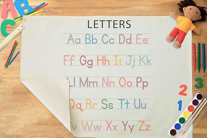 Classroom Decoration-Homeschool Decor-Educational Flag Decor Gift for Kids Toddler Baby Boys Girls Newborn Toddler - Banner Wall Sign Gifts for Playroom Nursery Baby Room Bedroom Front Door-letters