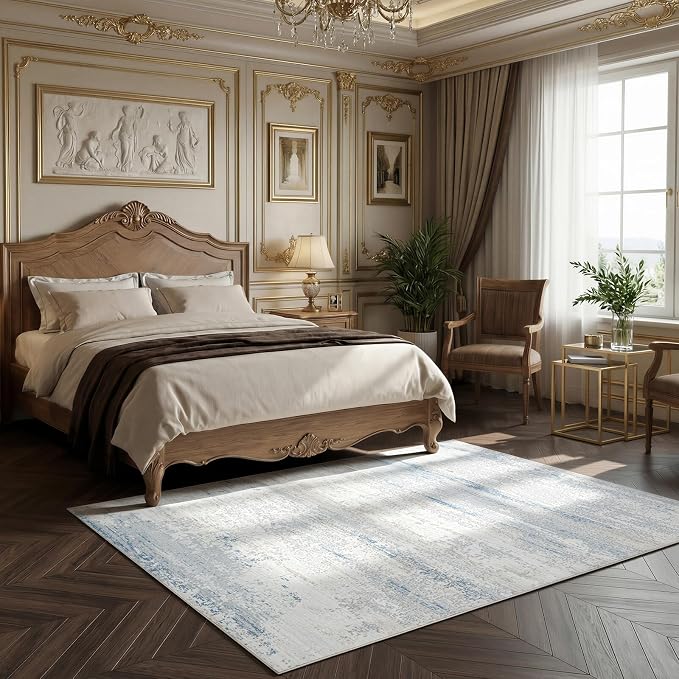 Washable Rugs 4x6 Area Rugs for Living Room, Dining Room, Kids Room | Machine - Image 8