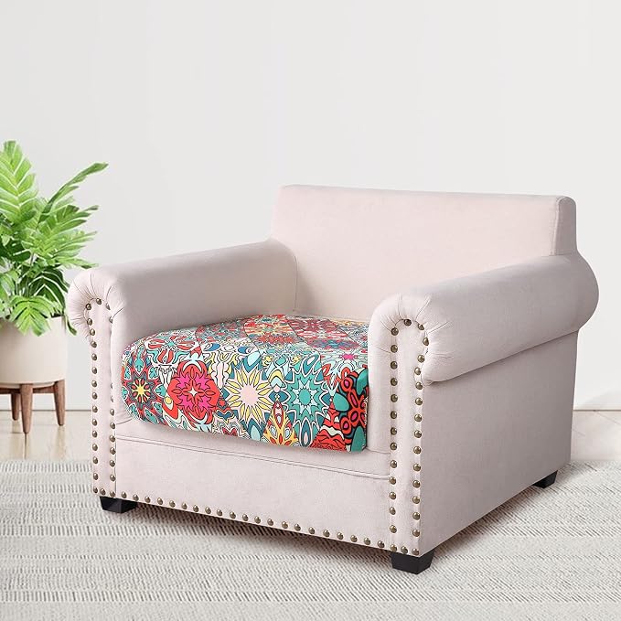 Printed Couch Cushion Covers, Sofa Covers Washable - Image 2