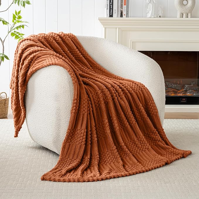 Rust Throw Blanket - Image 7