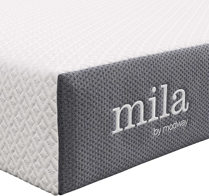 Modway Mila Firm 8" Fiberglass Free Memory Foam Full Mattress