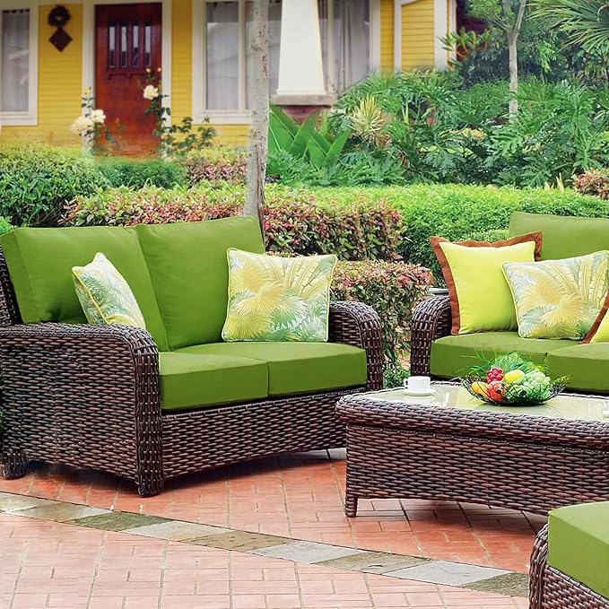 Sqodok Outdoor Cushion Covers 24x24 inch, Wicker Chair - Image 3