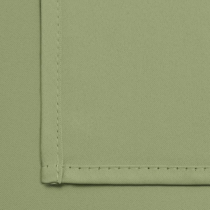 Yakamok Room Darkening Curtains 42x72 inch Length Sage Green-Living Room | 2 - Image 5