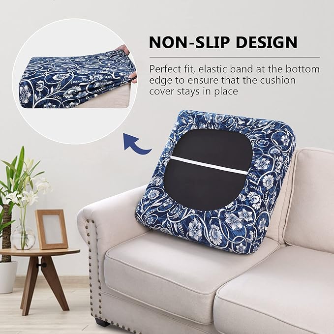 Printed Couch Cushion Covers, Sofa Covers Washable - Image 3