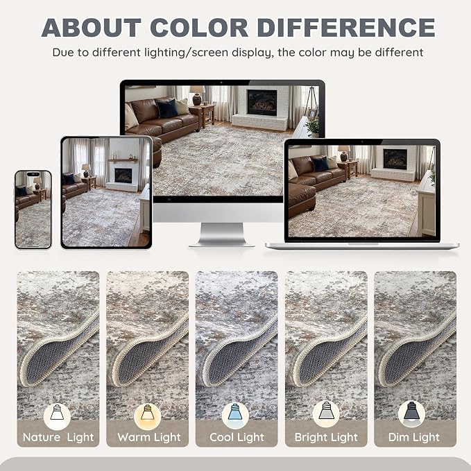DMOYEST Area Rug Living Room Rugs - Image 8