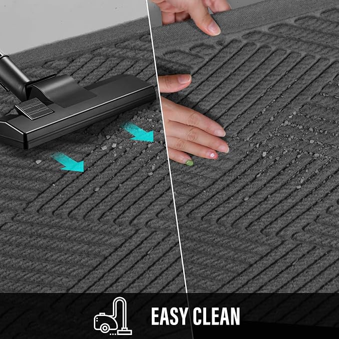 Sturdy Front Door Mat, Absorbent Muddy Dirt Resist Welcome Door Mats Outdoor - Image 7
