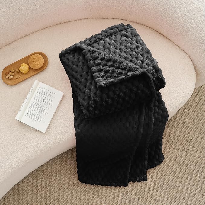 BEDELITE Black Large Throw Blanket - Image 6