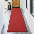 OLANLY Front Door Mat 71x23, Waterproof Heavy-Duty Indoor Outdoor Doormat | Red by OLANLY