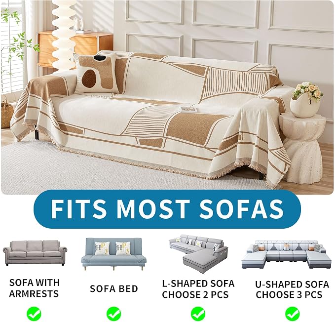 HAOMAIJIA Non Slip Couch Cover Sofa Covers - Image 5