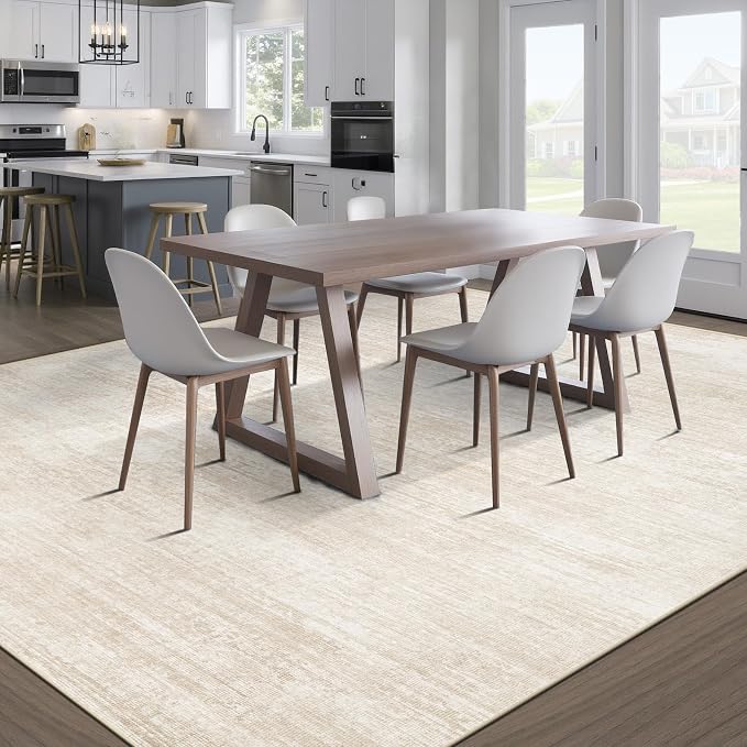 pmtsns Area Rugs 10x14 Living Room: Washable Rug Modern Abstract Neutral Soft - Image 6