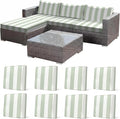 CALBODE 8 Pcs Outdoor Seat Cushion Covers by CALBODE