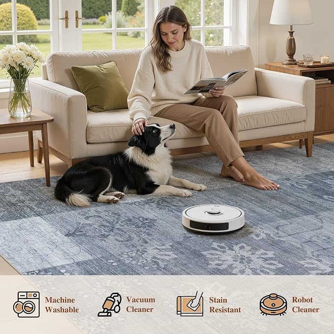 UERMEI 6x9 Area Rug for Living Room - Image 4