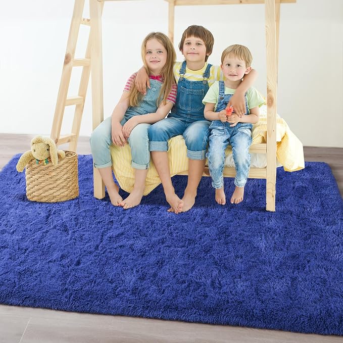 Chicrug Soft Area Rugs for Bedroom Living Room Plush Fluffy Rug 4x6 | Shag - Image 2