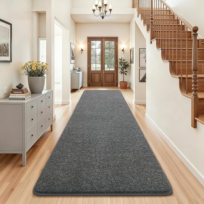 2x8 Runner Rug for Hallway, Long Runner Rugs Non Slip, Non Slip Backing Runners by AROGANAREARUG