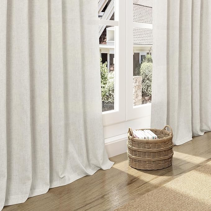 Mousse White Curtains 90 Inches Long - Image 5