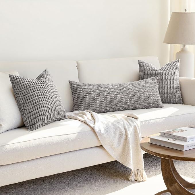 MIULEE Lumbar Corduroy Throw Pillow Cover - Image 4