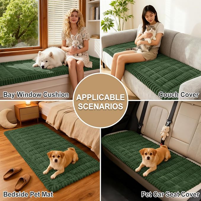 Couch Cover for Dogs, Washable Non Slip Plush Flannel Sofa Protector | Thick - Image 4