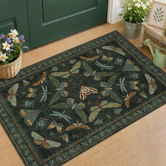 2x3 Entry Way Rugs Indoor by HazoHaus
