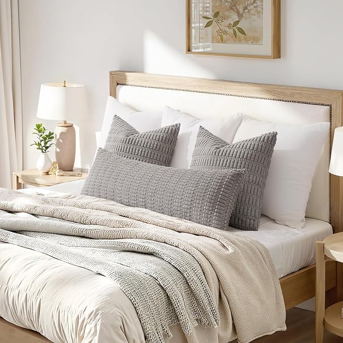 MIULEE Lumbar Corduroy Throw Pillow Cover - Image 2
