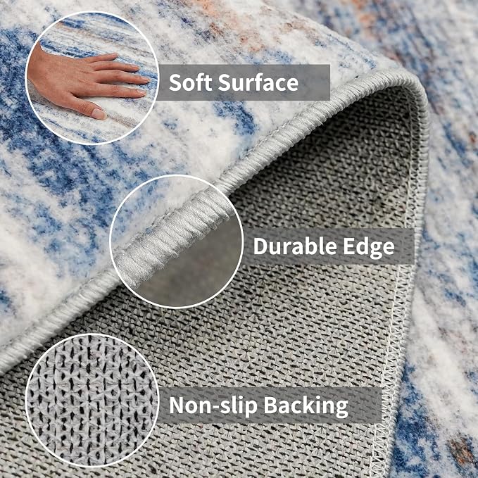 3x12 Washable Hallway Runner Rug: Extra Long Runners - Image 5