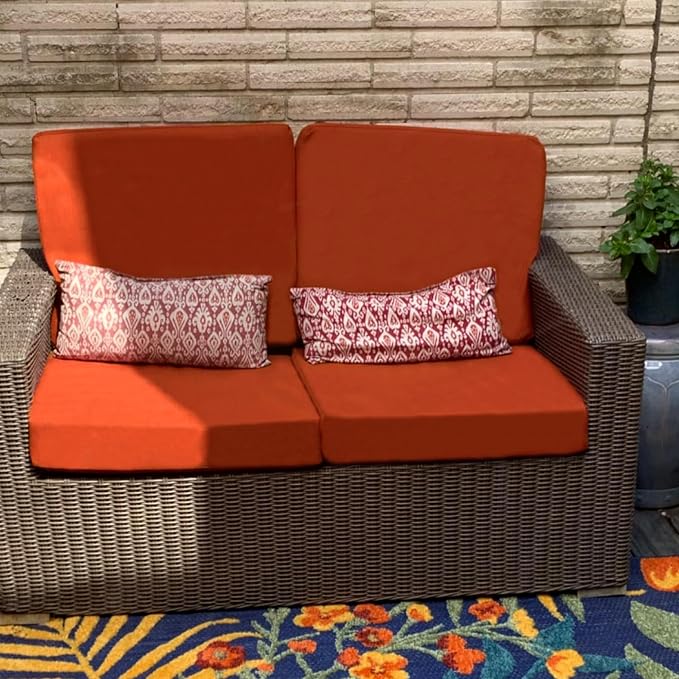 Sqodok Outdoor Cushion Covers 21x19 inch, Wicker Chair - Image 9