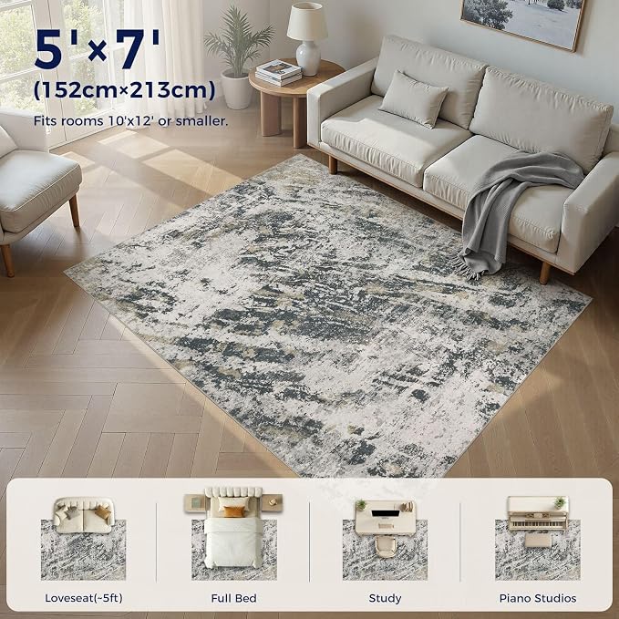 DMOYEST Area Rug Living Room Rugs - Image 8