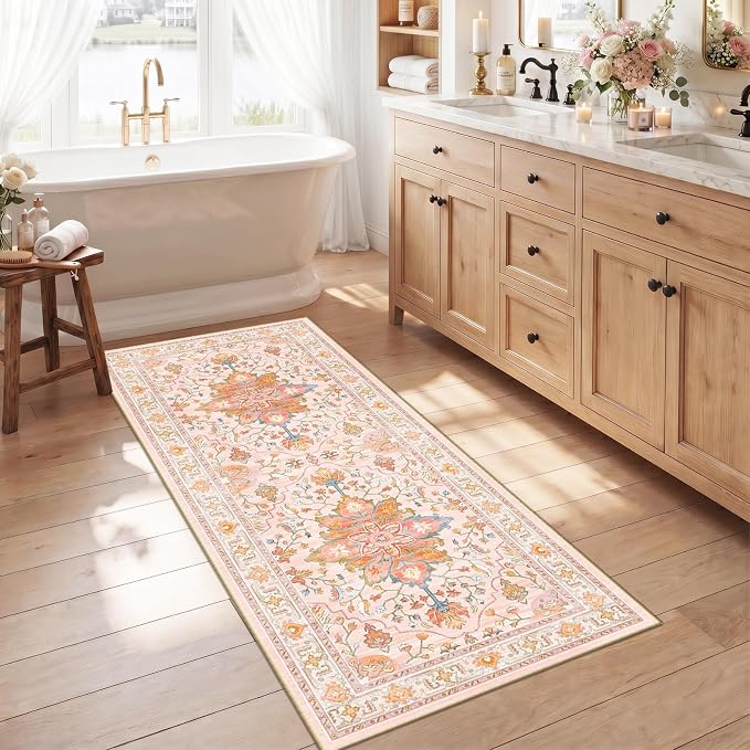 RELEANY Washable Area Rug, Runner 2'6"x5', Water Repellent, Pet Friendly by RELEANY