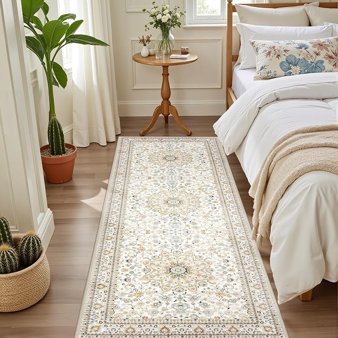 Hallway Runner Rug: 2.6x8 Kitchen Boho Rugs - Image 3
