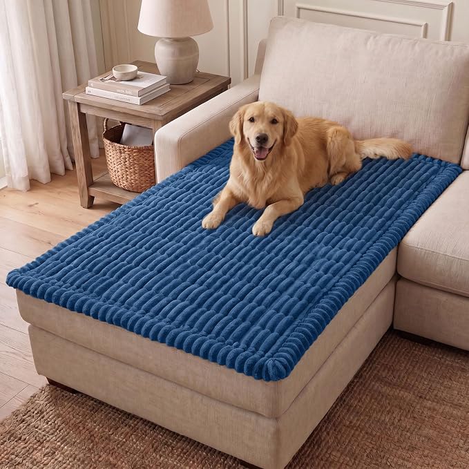 Couch Cover for Dogs, Washable Non Slip Plush Flannel Sofa Protector | Thick by hyha