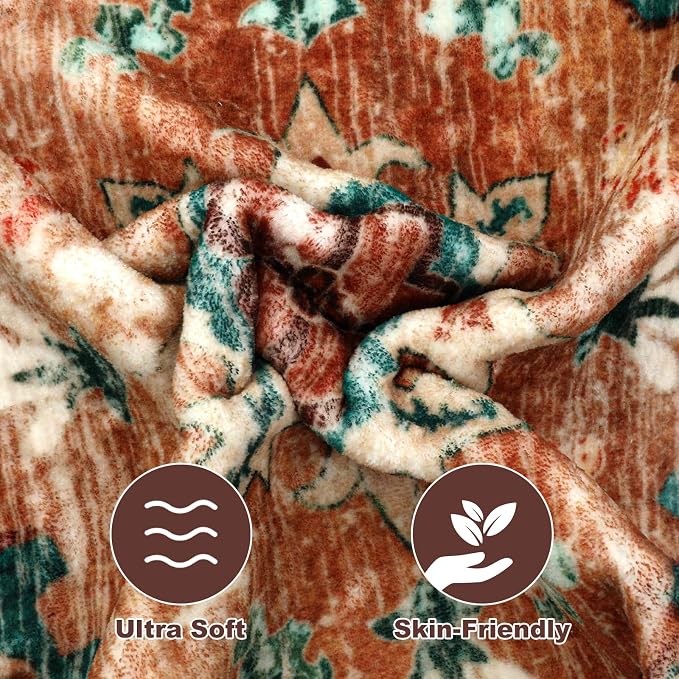 Yamaziot Area Rug 5x7, Non-Slip Washable Boho Vintage Living Room Rug | Stain - Image 7