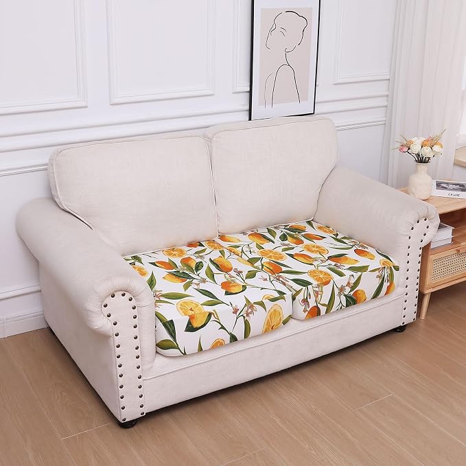 Printed Couch Cushion Covers, Sofa Covers Washable - Image 5